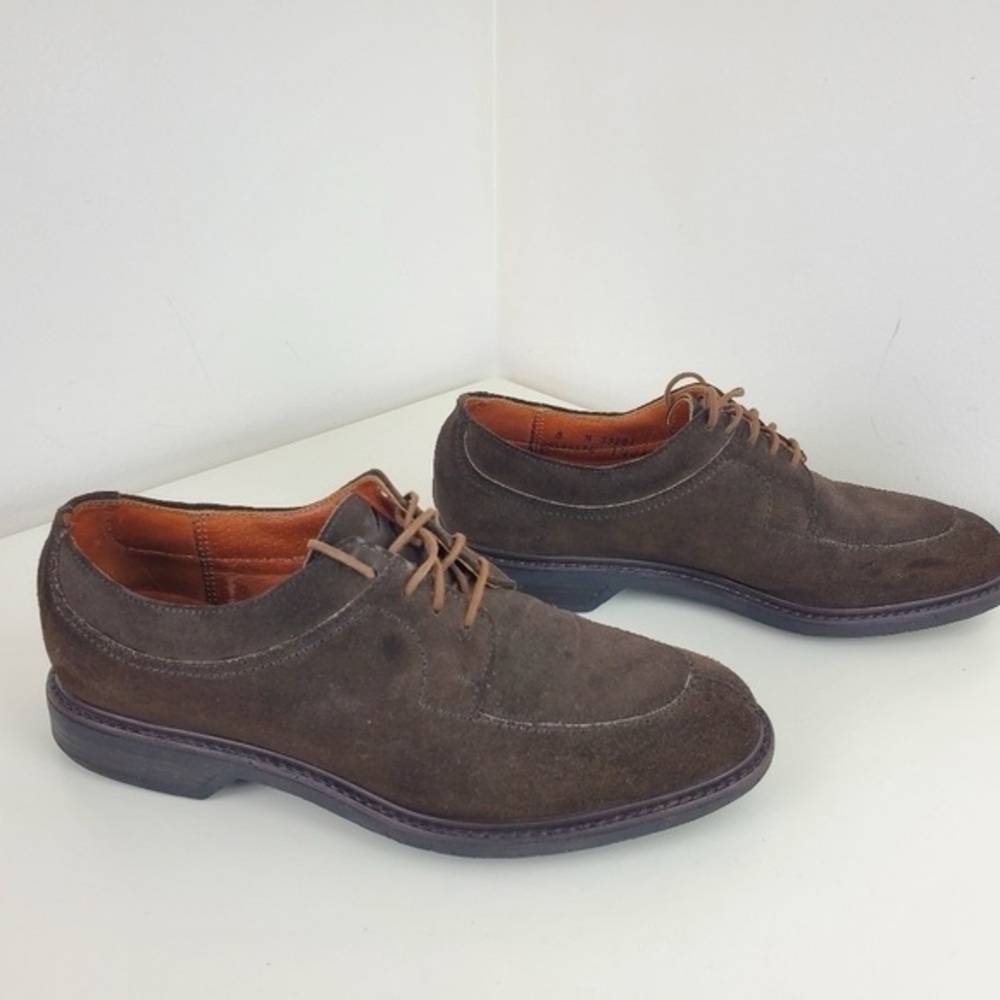 Sperry Top Sider Mens Chocolate brown Suede Derby Suede dress shoes Size 8M